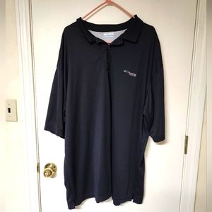 Columbia black fishing shirt. 3XL.